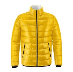 High Demand Fully Customizable Winter Puffer <b>Jacket</b> <b>Warm</b> Quilted Street Washed Full Zipper Men's <b>Jackets</b> on Wholesale Prices - Product Image 1