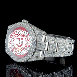 Montre de luxe de haute qualité, nouvelle arrivée, 41 mm, en moissanite, style hip-hop, mouvement mécanique ETA, finition de luxe, quantité en gros - Product Image 6