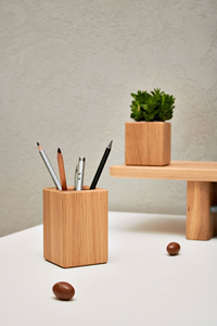 Boîte à crayons en bois écologique de qualité supérieure pour la maison et le bureau, par blossom craft india - Product Image 5