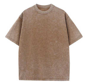 T-shirts Homme Oversize 100% Coton 230g de Haute Qualité, Épaules Tombantes, Grandes Tailles, Décontractés, Imprimés, Délavés à l'Acide – Vente en Gros - Product Image 5