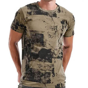 เสื้อยืดกีฬาผู้ชายแบบซับลิเมชั่น แห้งเร็ว ระบายอากาศได้ดี ผลิตจากโพลีเอสเตอร์ รับผลิตแบบ OEM ODM ขายส่งจากโรงงาน - Product Image 4