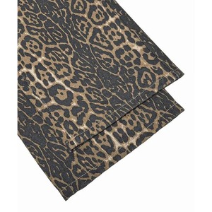 Jean en denim léger pour femme, coupe droite, taille haute, imprimé léopard, style baggy, rétro - Product Image 6