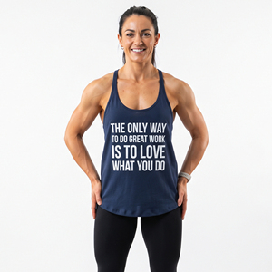 Débardeur sans manches pour femmes, idéal pour la gym, le fitness, la course et l'entraînement, respirant, extensible, vêtements de sport, logo personnalisé, pour femmes - Product Image 6