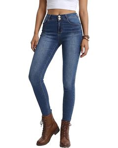 Pantalon en jean baggy skinny OEM pour femme, décontracté, pour l'entraînement, la course, le streetwear, manches courtes, couleur noire, lavage estival et hivernal - Product Image 4