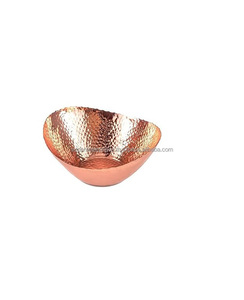 Bol de service en cuivre décoratif avec motif unique, vaisselle élégante pour la décoration de table et collection de cadeaux - Product Image 2