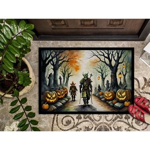 Orcs Spooky Halloween Paillasson Antidérapant Lavable Low Pile 24H X 36W Intérieur et Extérieur Tapis d'Entrée pour Porte d'Entrée - Product Image 3