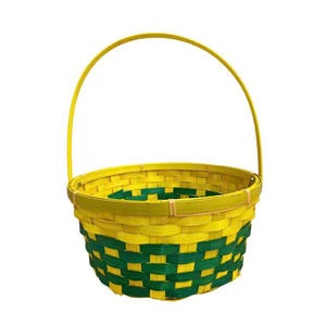 ตะกร้าหวายแขวนสำหรับเทศกาลอีสเตอร์-DOAN KET 1 งานฝีมือเวียดนาม ตะกร้าอีสเตอร์-ตะกร้าสานเพ้นท์ลายรักษ์โลกทรงกลม - Product Image 2
