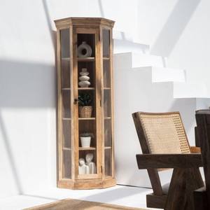 Vitrina de Madera Vandana Vesta Arion, Mueble de Almacenamiento Moderno de Madera Maciza Minimalista - Product Image 1