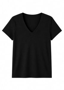 Camiseta de Verano Ecológica para Mujer, Manga Corta, Corte Holgado, Cuello en V, con Estampado, Transpirable y de Secado Rápido, para Uso Casual y Fiestas - Product Image 2