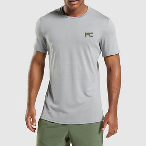 T-shirt de sport pour homme 2026, nouvelle collection, respirant, léger, manches courtes, couleur unie, 100 % coton, design personnalisable, qualité supérieure - Product Image 1