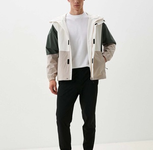 Gym Workout Sports Top Long Sleeve Outfit Zipper Windbreaker Jacket Custom Logo Running Sports Fitness Wear - Product Image 3