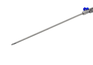 Ensemble d'instruments laparoscopiques manuels en acier inoxydable de type Ethicon, porte-aiguille à mâchoires droites modèle SSAH-901, taille longue, réutilisable - Product Image 4
