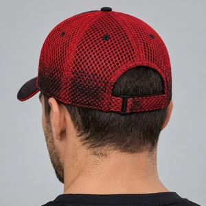 Gorra de malla personalizada ajustable tipo camionero, transpirable, con parte trasera de malla, material de poliéster, ligera, cómoda, para deportes casuales al aire libre - Product Image 2