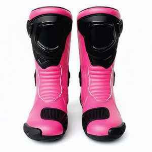 Botas de Motociclismo de Alta Calidad para Hombre, Estampadas, Tallas Grandes, de Cuero Genuino, Transpirables, Impermeables, Calzado Deportivo para Motocicleta, Precio - Product Image 6