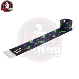 Bandes de boxe pour enfants à sublimation personnalisée, haute élasticité, protège-poignets, entraînement junior, accessoires de boxe en coton durable - Product Image 2