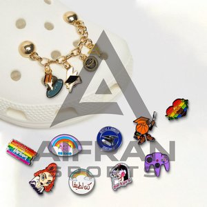 AIFRAN Pendentifs décoratifs pour lacets de chaussures en alliage de zinc avec logo personnalisé, breloques décoratives pour chaussures - Product Image 5