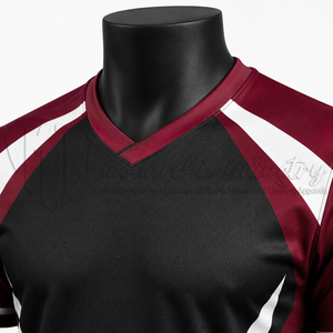 Camiseta de fútbol personalizada para hombre, ropa deportiva, uniforme de equipo de fútbol con cuello en V y manga corta, camisa atlética transpirable de alto rendimiento - Product Image 6