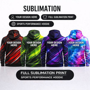 Sudadera con Capucha Personalizable para Hombre, Otoño, con Cierre de Cremallera, Bolsillo Frontal, Forro Polar de 180g, Ligera, Transpirable, con Diseño de Logotipo Sublimado - Product Image 2