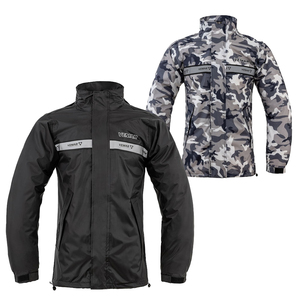Men's Windproof Quick Dry <b>Motorcycle</b> <b>Jacket</b> Full Sleeve Heat-Transfer Printed Camouflage Black 160g Winter Outdoor Wear - Product Image 2