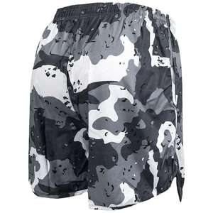 Pantalones cortos de algodón 100% para hombre, con cintura elástica, estilo llamativo, estampados, de longitud regular, para verano, informales, con bolsillos. - Product Image 5
