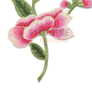 Broderie florale de qualité supérieure avec des détails de couture détaillés et des couleurs vibrantes pour une utilisation décorative, badges brodés floraux - Product Image 6