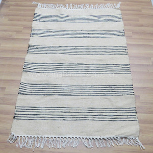 Tapis de jute carré tressé avec différentes conceptions et formes tapis de jute tressé décoratif fait à la main Textiles de maison tapis de jute tissé - Product Image 2