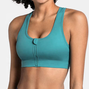 Soutien-gorge de sport personnalisé de qualité supérieure, design haut de gamme, maintien élevé avec dos nageur, légèrement doublé, respirant et sans coutures - Product Image 4