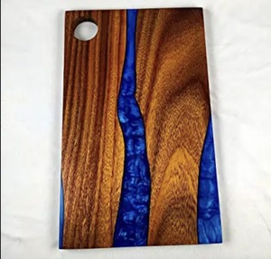 Planche de service en résine naturelle, style européen, pour cadeau de mariage, plateau à fromage, plateau de service, planche à découper - Product Image 5