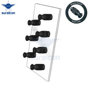 Adaptador de Transferencia de Fluidos de Precisión, Longitud 3 cm / 1-1/4 pulgadas, Acabado Negro Sure Lock, Conector Reutilizable de Metal para Jeringas - Product Image 4