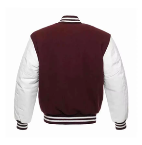 Chaqueta Universitaria de Béisbol Personalizada en Oferta, Chaqueta Varsity para Hombre con Cuello Marinero Personalizado - Product Image 3
