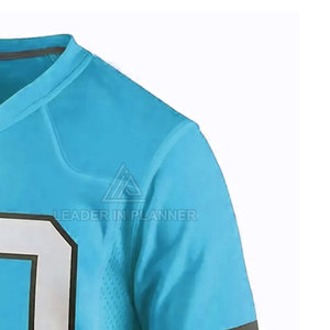 เสื้อฟุตบอลอเมริกันแบบมีโลโก้สั่งทำสำหรับเยาวชนปี 2026 คุณภาพสูง บริการ OEM ระบายอากาศได้ดี - Product Image 4