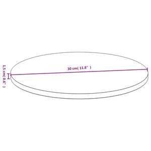 Piano Tavolo in Bambù Naturale Durevole, Diametro 11,8 Pollici, Categoria Prodotti in Bambù Naturale - Product Image 4