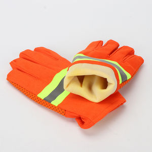 Guantes de Protección para Trabajo, Guantes de Bombero de Cuero de Nueva Llegada, Guantes de Bombero Cómodos de la Mejor Fabricación - Product Image 6