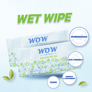 Wow Premium Non-Woven Skin Care Lingettes nettoyantes Lingettes froides au parfum de magnolia pour un usage quotidien - Product Image 2