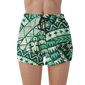 Stylish Summer Quick Dry <b>Elastic</b> Waist Casual Swim Shorts Lightweight Comfortable Holiday Wear Women Beach Short - Product Image 6