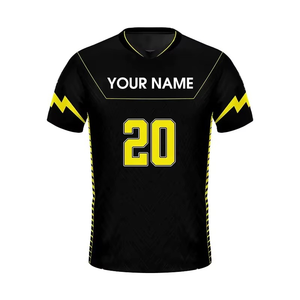 Camiseta Deportiva Personalizada con Sublimación, Cuello en V, Ligera, para Hombre, de Fútbol Americano, Secado Rápido, Transpirable, Uniforme de Equipo - Product Image 1