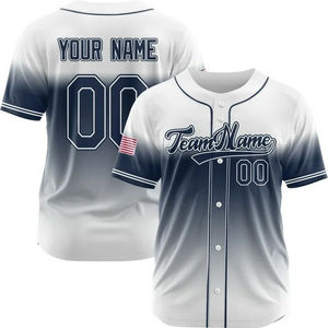 Maillots de baseball personnalisés avec logo imprimé en sérigraphie, chemises pour hommes, service OEM, vêtements de sport légers, respirants et anti-humidité - Product Image 3