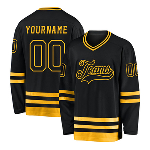 Maillot de hockey sur glace personnalisé de haute qualité en polyester, design gratuit, impression par sublimation, logo brodé, uniforme de hockey sur glace personnalisé - Product Image 2