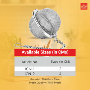 Nouveauté : Infuseur à thé en acier inoxydable de qualité alimentaire, forme boule, réutilisable, avec chaîne - Product Image 2