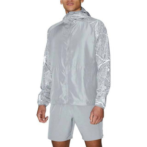 Conjunto Corto de Invierno para Hombre, Talla Grande, Estilo Urbano, Cortavientos Sólido, Corte Regular, 100% Poliéster Transpirable, Nailon, Alta Calidad - Product Image 5