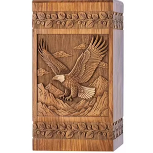 Wooden Urn <b>Box</b> <b>For</b> Human <b>Ashes</b> Funeral Cremation Urns <b>For</b> Male and Female High Quality Urns - Product Image 1