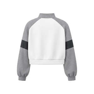 Sudadera Corta Personalizada con Cierre de Cremallera, Bordado y Estampado Puff, Sudadera con Capucha para Mujer - Product Image 2