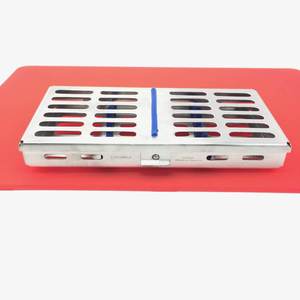 Ergonomic Manual Dental Sterilization Cassette Tray <b>for</b> 10 Instruments Clinics - Product Image 3