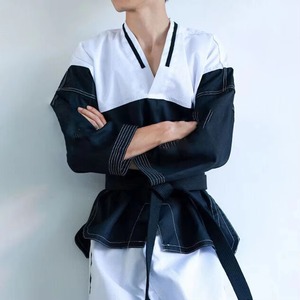 High Quality Unisex Cotton TAEKWONDO Training Uniforms Kids Martial Arts Wear Oem Service Comfortable Styles - Product Image 2