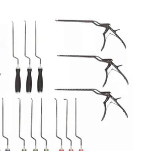 17 Pcs Lumbar Spine Surgery Instrument Set Curettes and Kerrison Rongeur Orthopedic Surgical Tools Stainless Steel <b>Kit</b> - Product Image 4