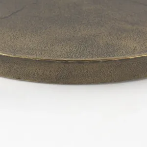 Luxury Decorative Bowl Handmade with Antique <b>Gold</b> Finish for Home DecorationMatte Finish Iron <b>Serving</b> <b>Tray</b> for Modern Home Decor - Product Image 3