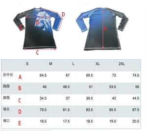 Oem Odm Rash Guard <b>Men</b> Sublimation Printed Spandex Bjj Rash Guard Gym Surfing Diving Rashguard <b>Compression</b> <b>Shirts</b> Mma Rash Vest - Product Image 6