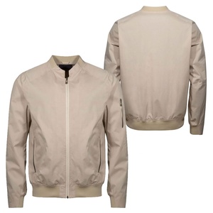 Chaqueta Bomber Verde Oliva para Hombre, Sin Cierre de Cremallera, Cuello Alto, Estilo Casual, Impermeable, Transpirable, Reversible, Material de Poliéster - Product Image 4
