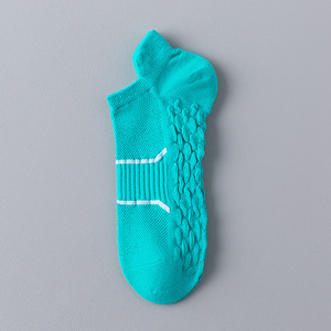 Men's Summer Thin Breathable Knitted Ankle Sports <b>Socks</b> Solid Color Low-cut Lightweight for Athletic Wear - Product Image 6