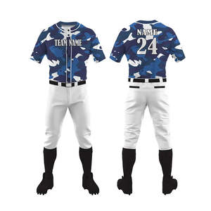 Nouveau design de logo personnalisé, uniforme de baseball à rayures, vente en gros, sublimation, maillots de baseball et de softball pour équipes et clubs - Product Image 6